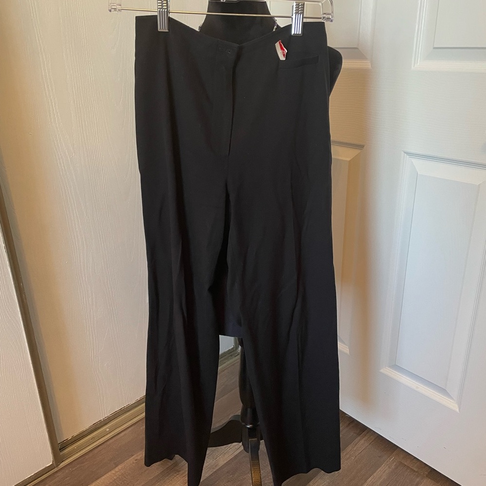 J. Jill Black Stretch Trousers 4P NWOT